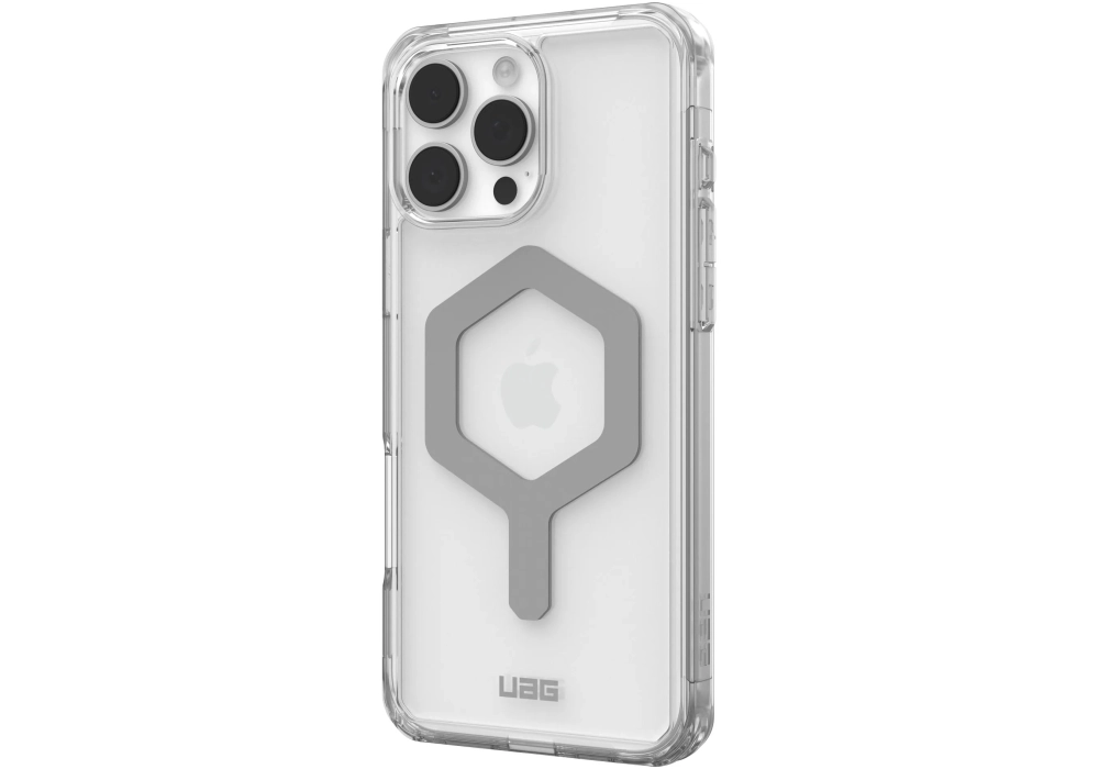 UAG Coque arrière Plyo MagSafe Apple iPhone 16 Pro Max Ice/Silver