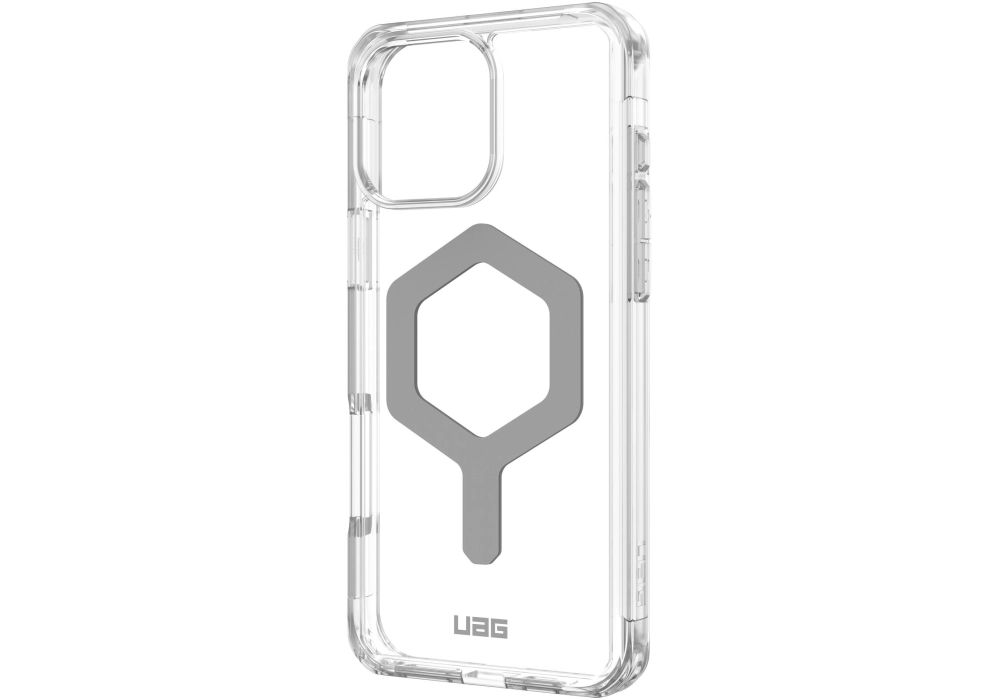 UAG Coque arrière Plyo MagSafe Apple iPhone 16 Pro Max Ice/Silver