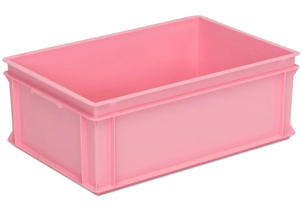 Utz Boîte empilable RAKO 600 x 400 x 220 mm rose clair