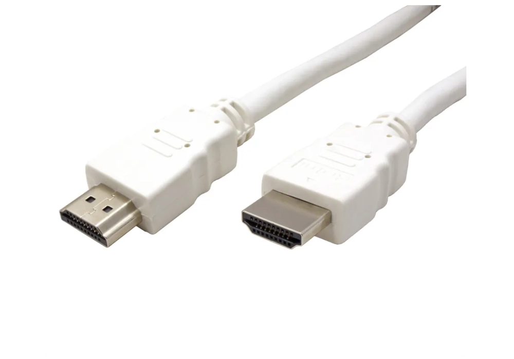 Value High Speed HDMI 1.4 Cable 4K - 5.0 m Blanc
