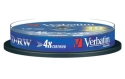 Verbatim DVD+RW 4.7GB - 4x Certified - Spindle of 10