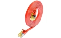 Wirewin CAT6a U/FTP Slim Network Cable (Red) - 0.25 m 