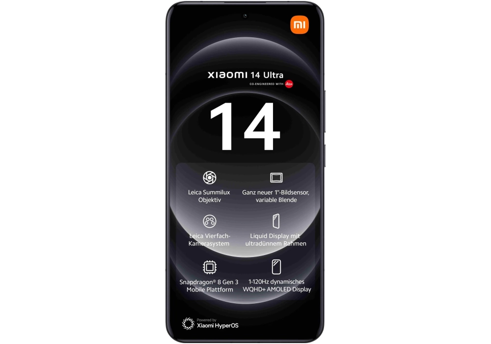 Xiaomi 14 Ultra 5G 512 GB Noir