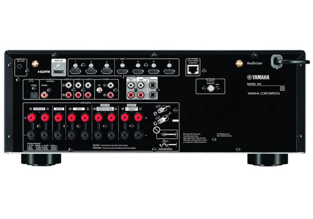 Yamaha Récepteur AV RX-V6A Noir