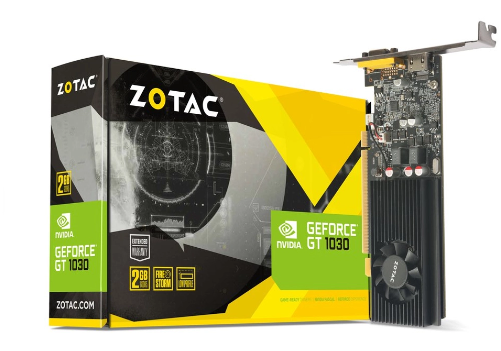 Zotac GeForce GT 1030 2GB GDDR5 Low Profile - ZT-P10300E